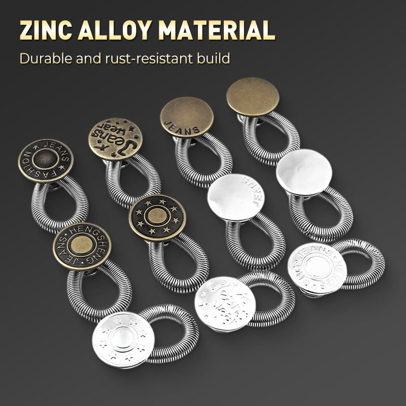 SpringLatch™ - Metal Button Extension for Jeans