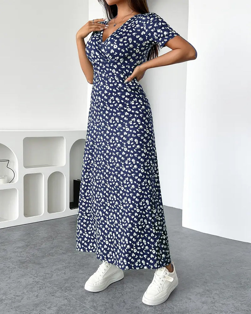 Elegant Printed Bodycon Dress