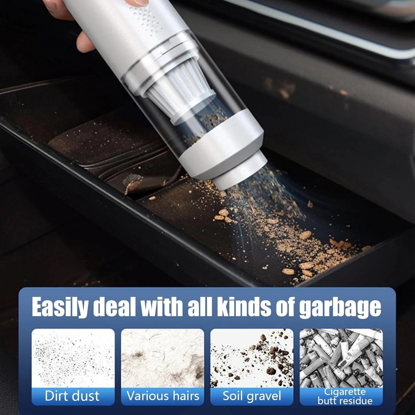 HandVac™ - Dual Mode Cordless Handheld Vacuum