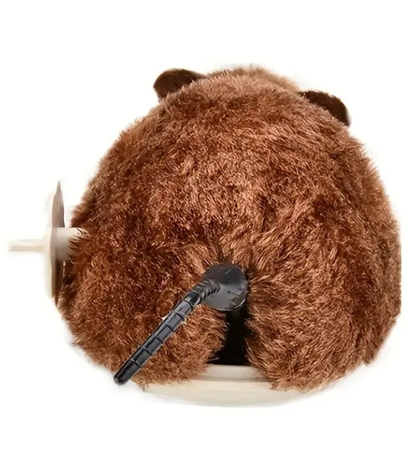 Interactive Wind-Up Running Rat Toy for Pets and Kids