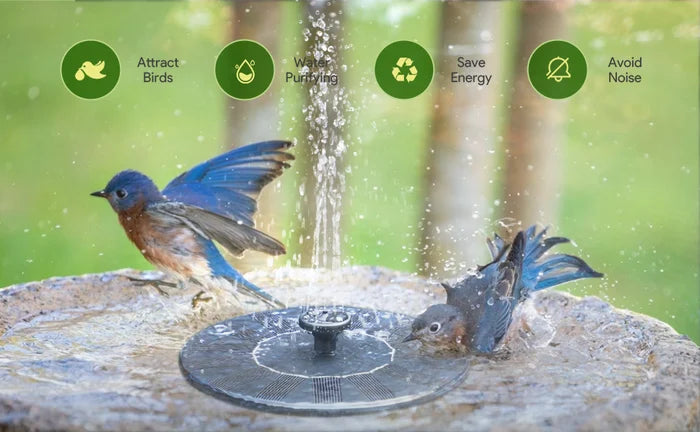 SunWave - Effortless Solar Fountain for Instant Outdoor Serenity