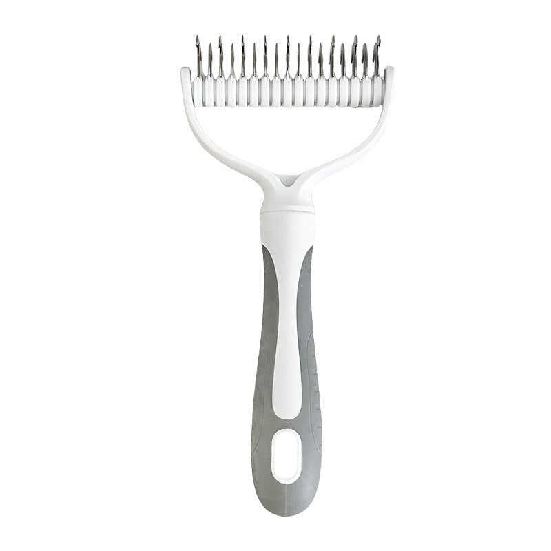 Durable Stainless Steel Detangling and Fur Care Comb