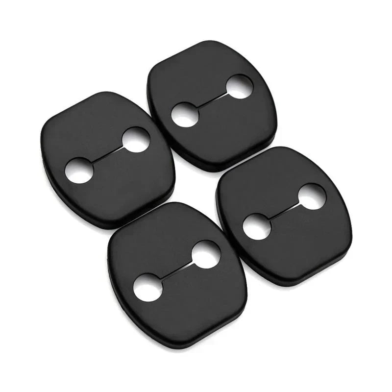 Silicone Car Door Lock Covers - Protective Key Guard Set