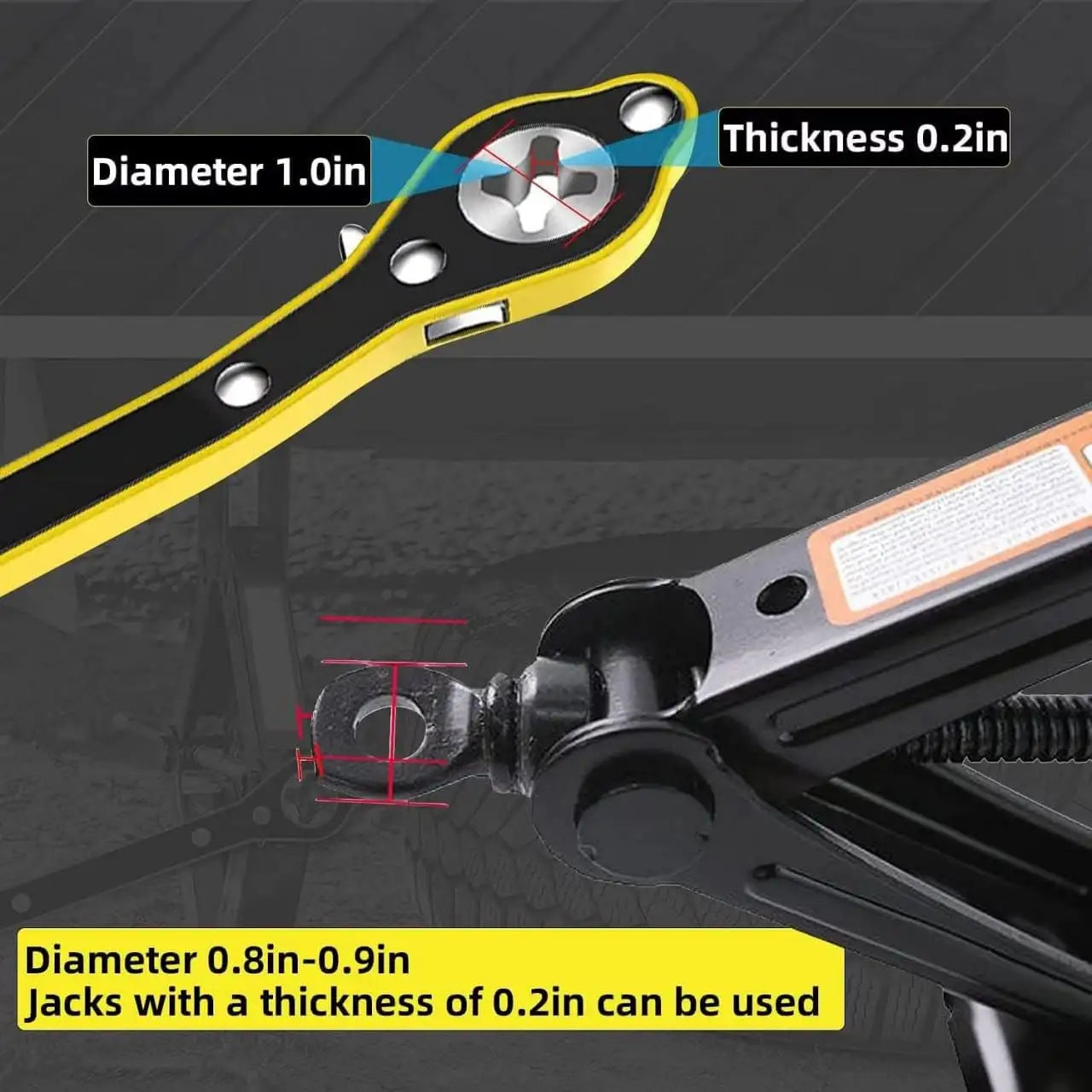 AutoLift™ - Universal Car Jack Ratchet Wrench Kit
