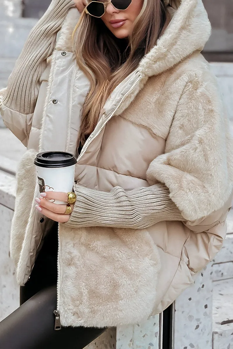 Casual Lined Hooded Jacket for Women