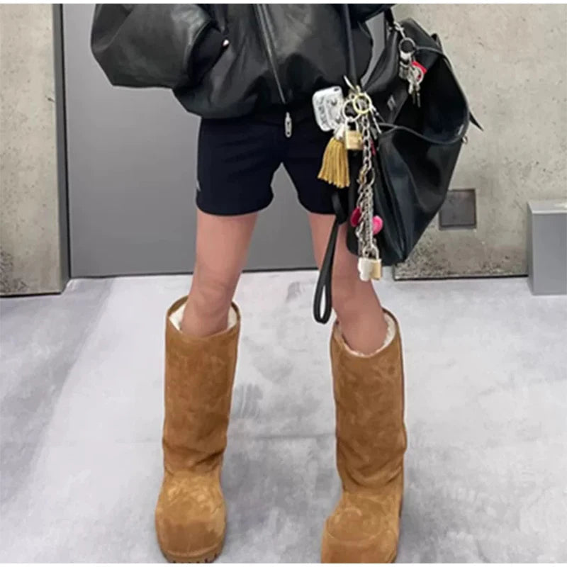 Chunky Platform Ankle Boots