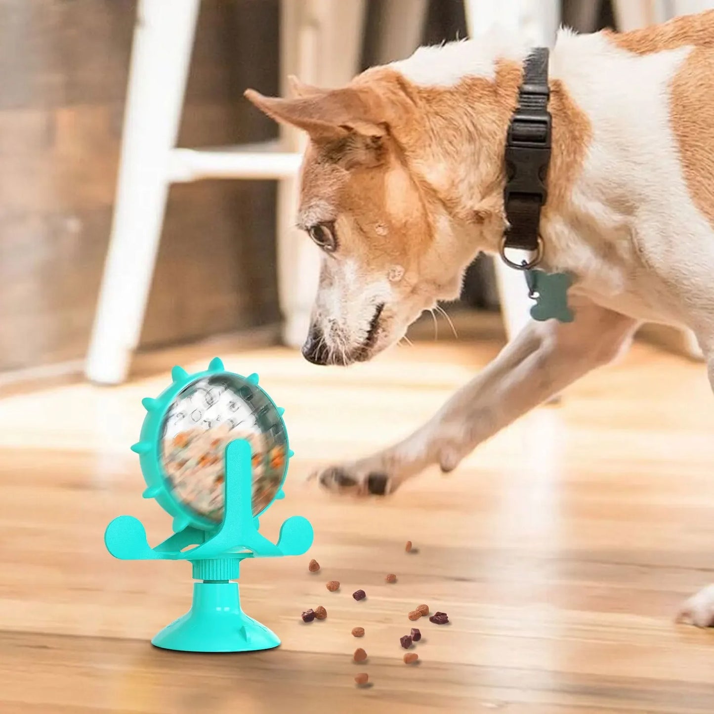 PurrPlay™ - Interactive Cat Turntable Feeding Bowl