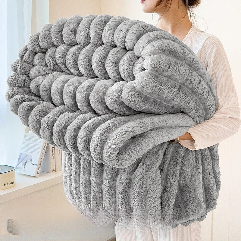 SnugDream™ - Cozy Fitted Sheet Plush Blanket for Ultimate Comfort