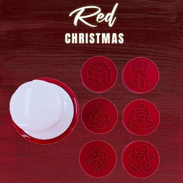 CookieArt™ - Non-Stick Cookie Stamp & Cutter Set for Fun Baking