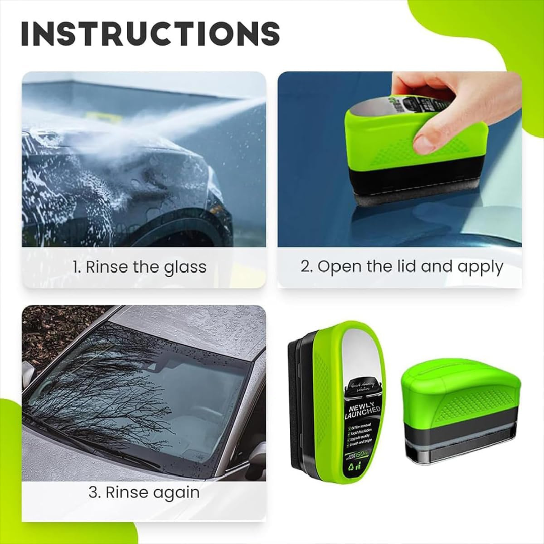 Multipurpose Anti-Fog and Oil Film Glass Cleaner Wipes