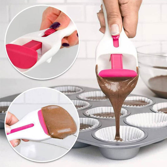 BakeScoop™ - Mess-Free Baking Tool for Easy Clean-Ups