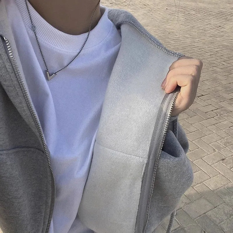 Stylish Cropped Hoodie Sweatshirt