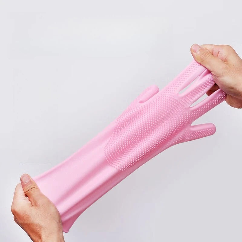 CleanEase™ - 2-Pack Durable Dishwashing Gloves for Easy Cleanup