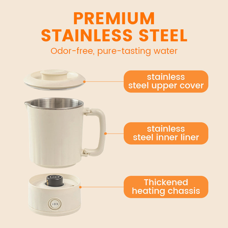 TravelBoil™ - Portable Electric Kettle for Hot Water On-the-Go