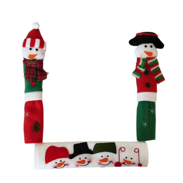FrostyGrips™ - Holiday Snowman Door Handle Covers