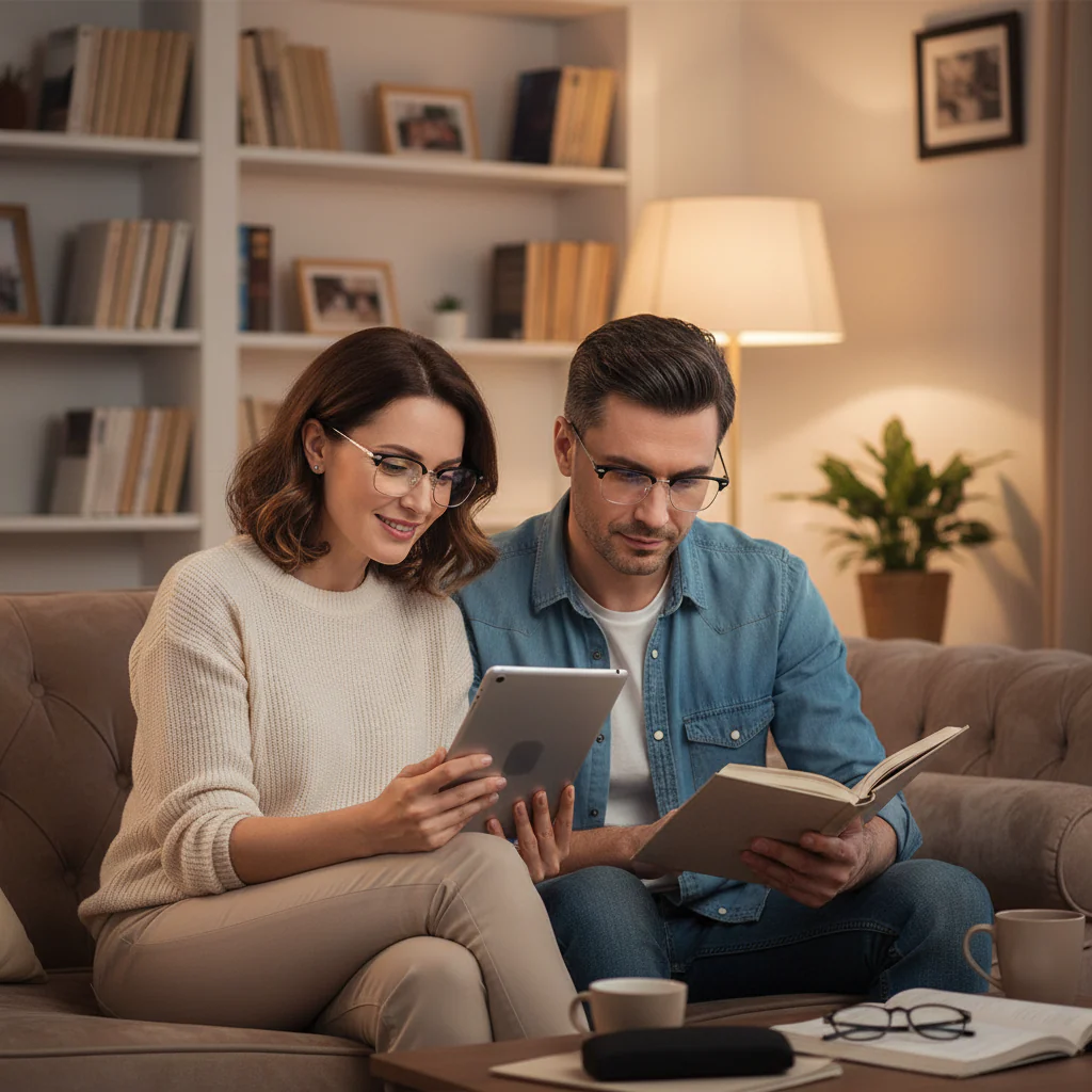 ClearVue™ - Anti-Eye Strain Glasses for All-Day Comfort