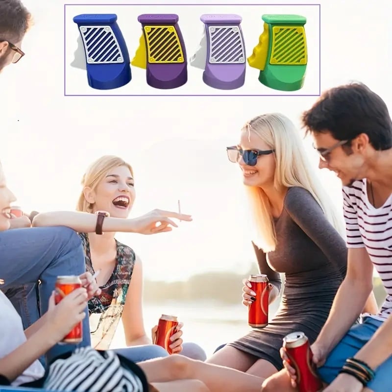 Easy Grip One-Hand Can Opener and Drink Cover Set