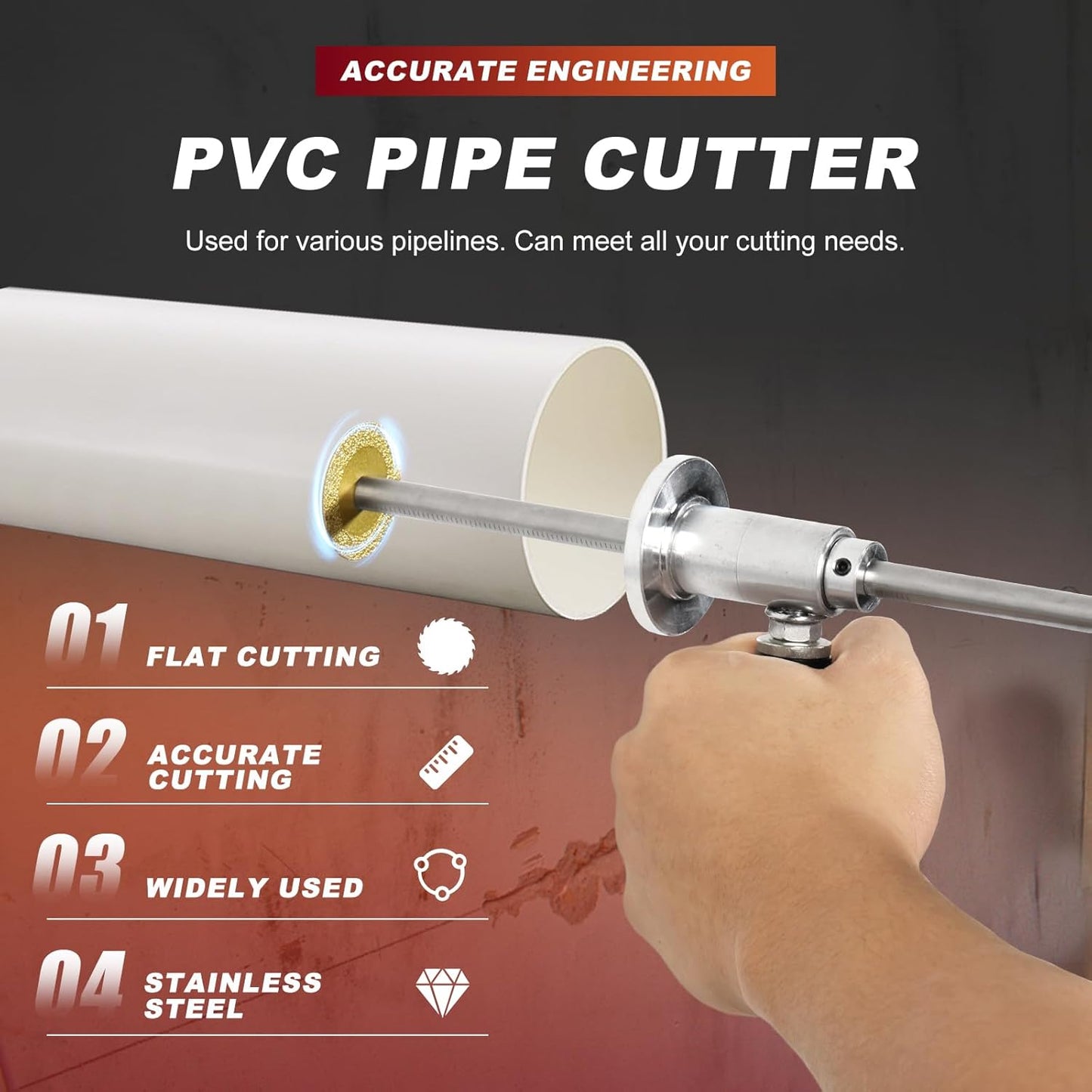 PipeMaster Pro - Effortless Precise Cuts Inside Tough Pipes Every Time