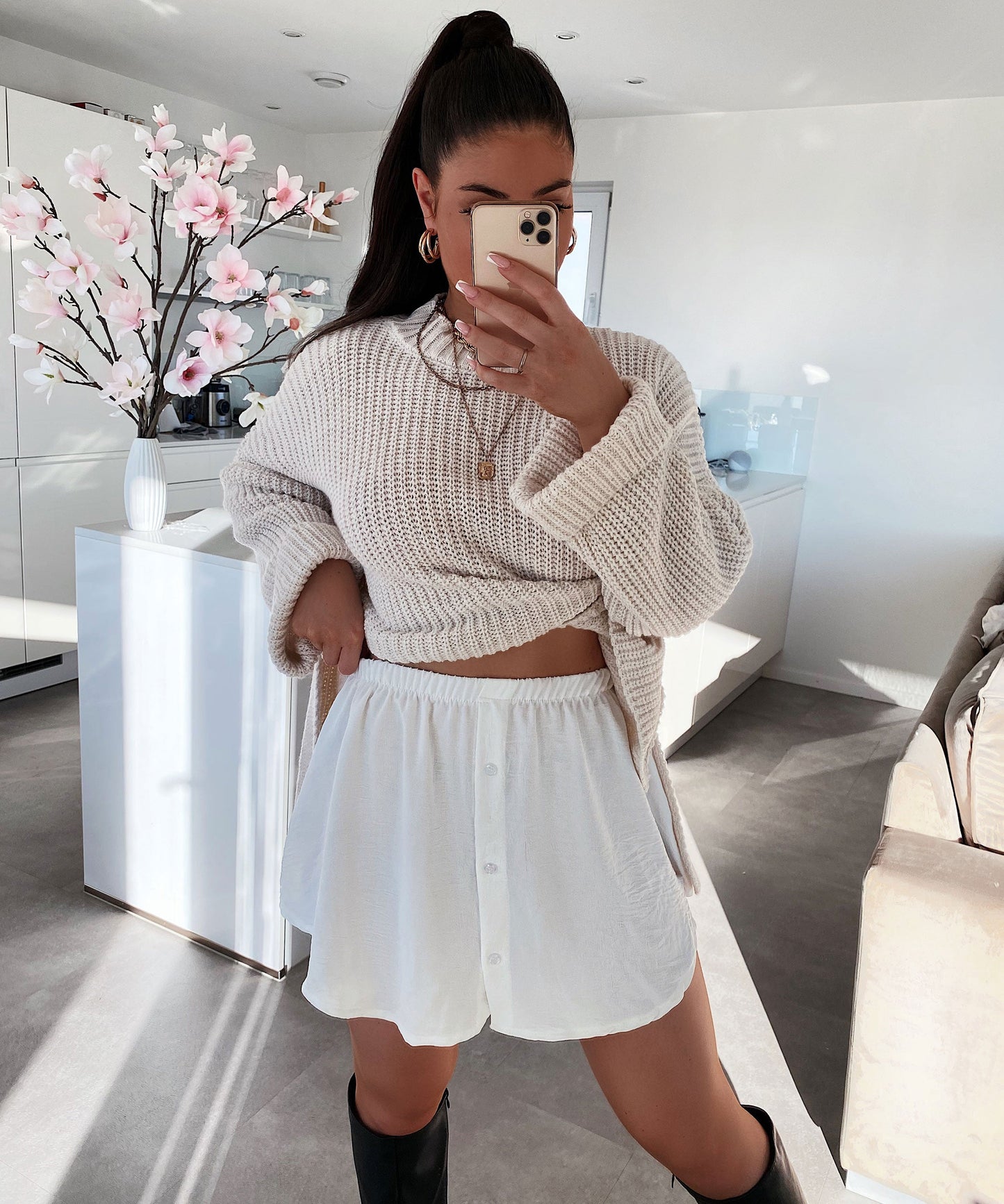 Elegant White Skirt