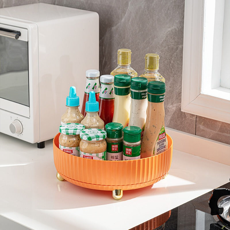 SpinEase™ - Rotating Cosmetic & Kitchen Storage Turntable Organizer