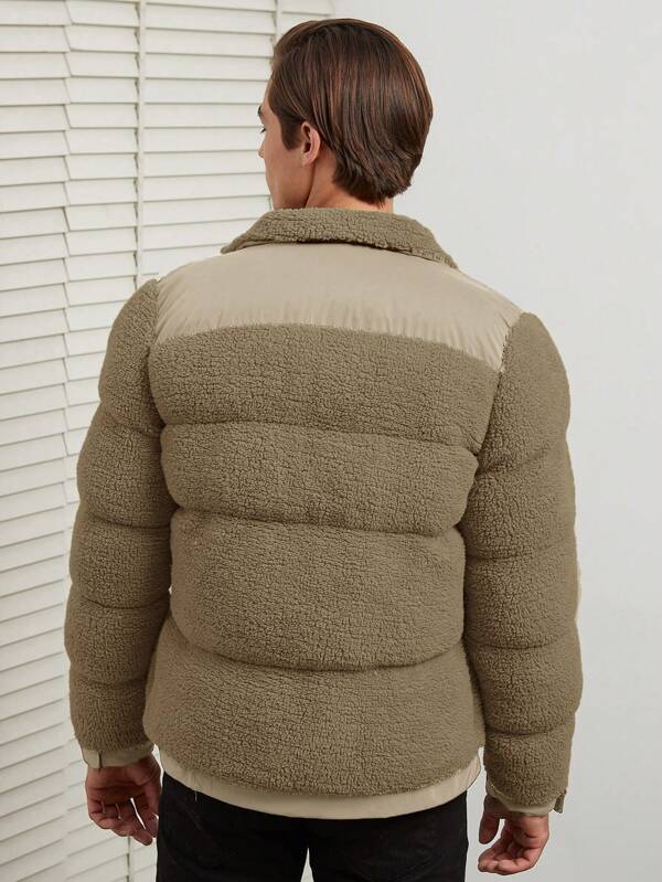 Relaxed Fit Forest Green Jacket with Adjustable Hood