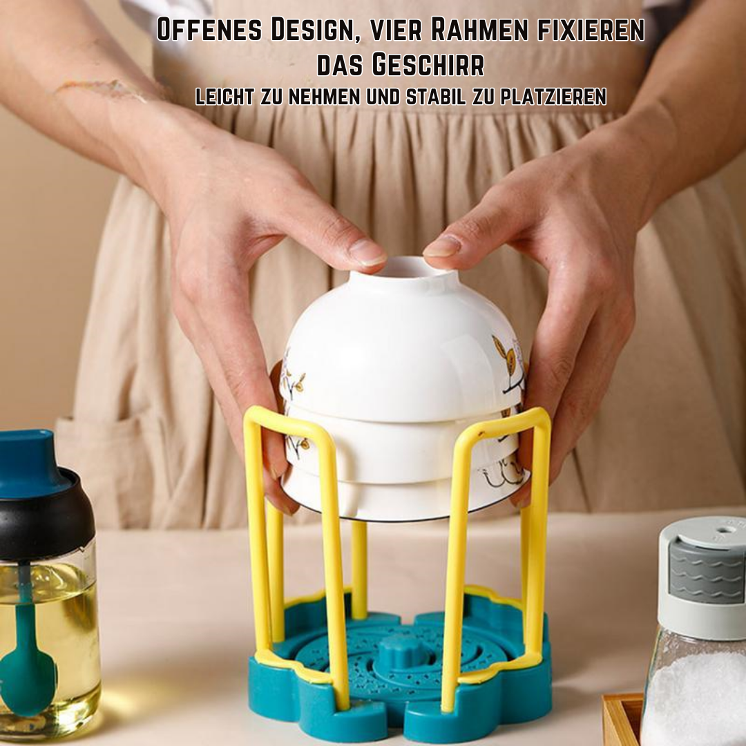 BowlStack™ - Space-Saving Retractable Kitchen Bowl Holder