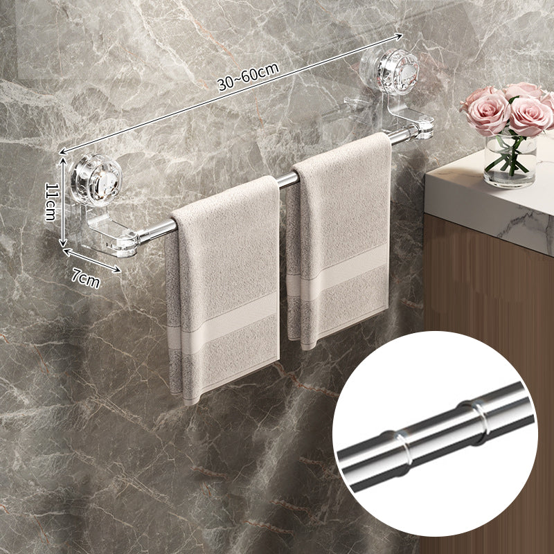 Adjustable Suction Cup Towel Holder for Kitchen and Bathroom