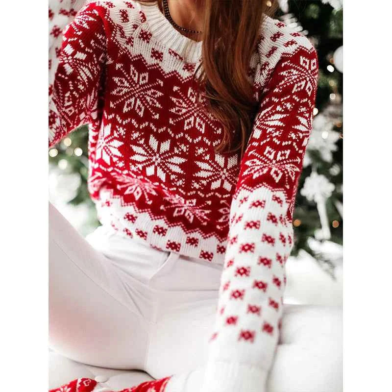 Festive Knit Sweater for Women