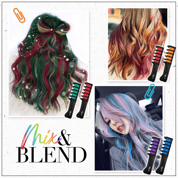 ChromaComb™ - Vibrant Color Hair Detangling Comb