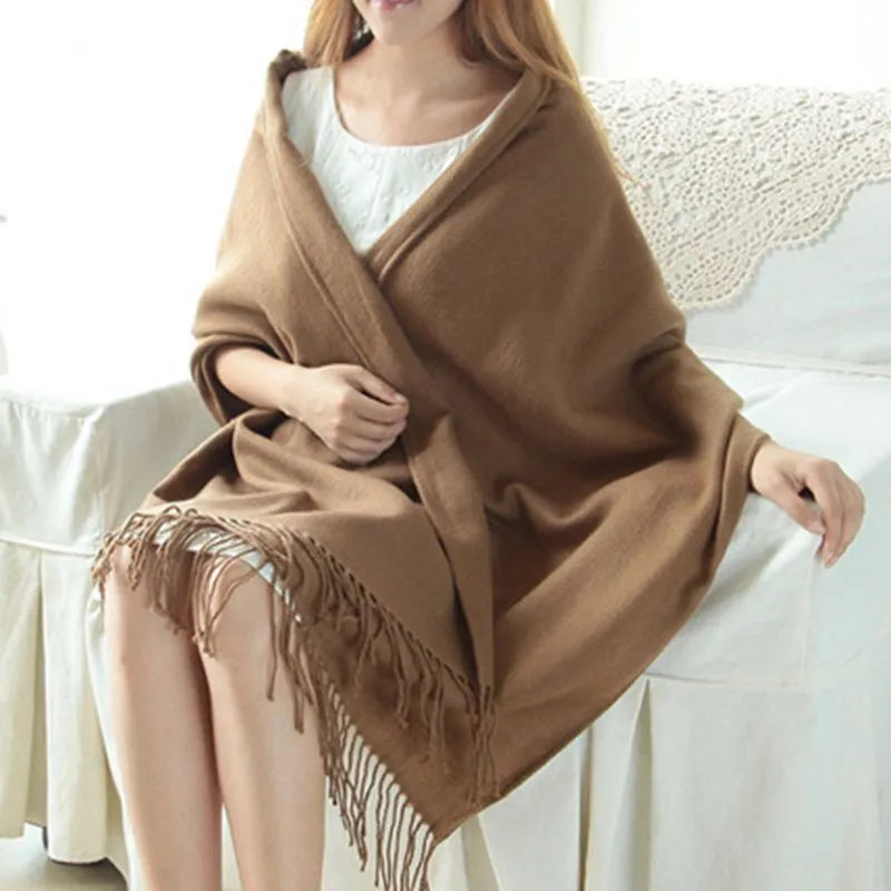 Soft Cashmere Scarf Cozy Warm Lightweight Accessory