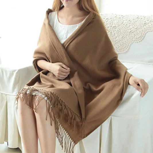 Soft Cashmere Scarf Cozy Warm Lightweight Accessory