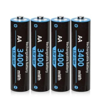 SuperCharger™ - Rechargeable Lithium AA & AAA Battery Kit