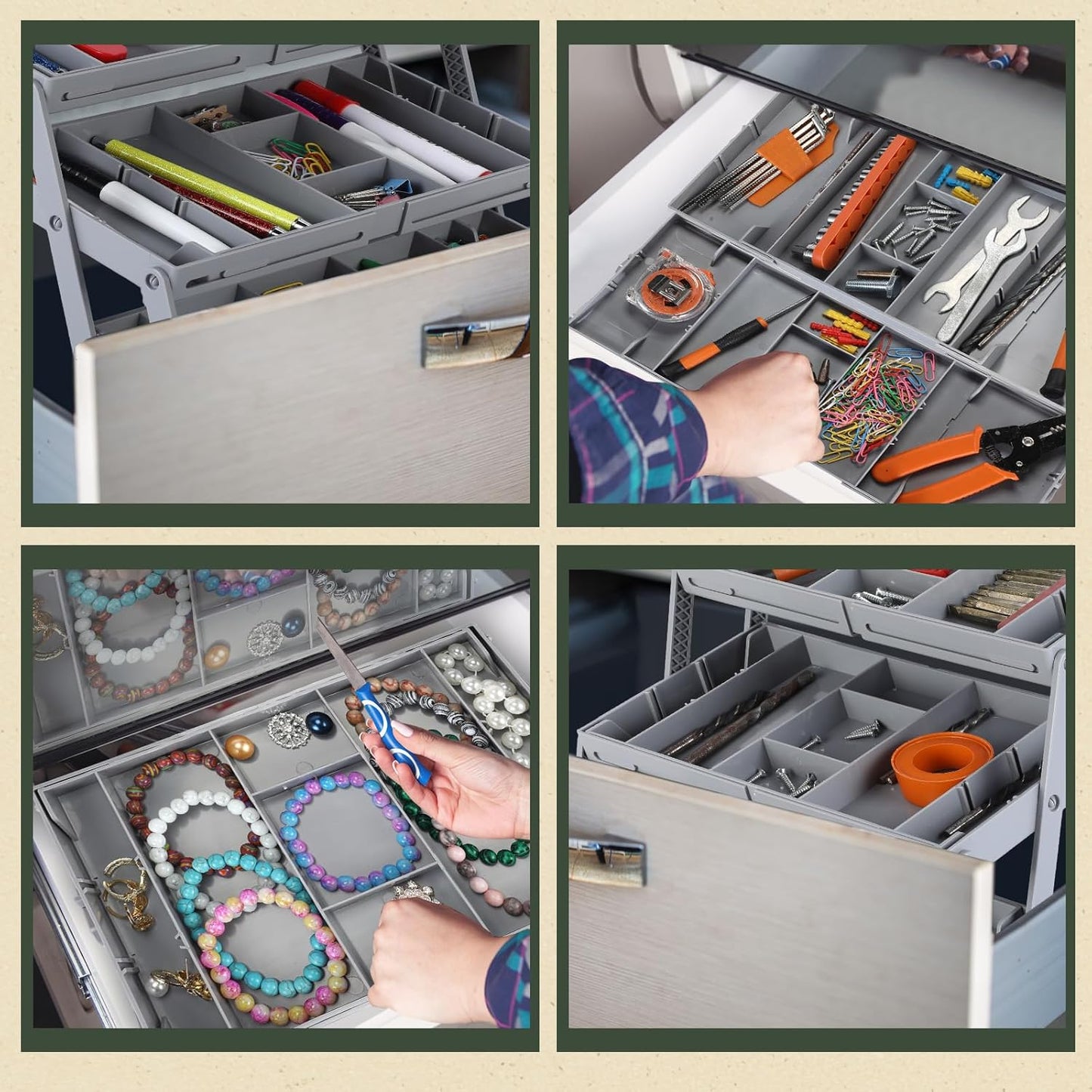Compact Modular Smart Storage Organizer