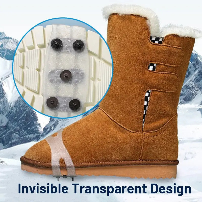 Spiked Non-Slip Shoe Covers for Safety and Outdoor Grip