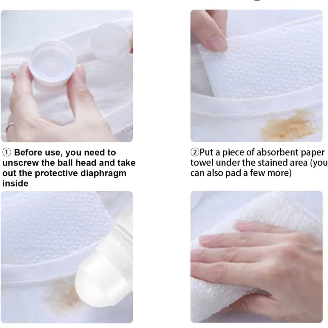 SpotlessEase™ - Powerful Clothes Stain Remover