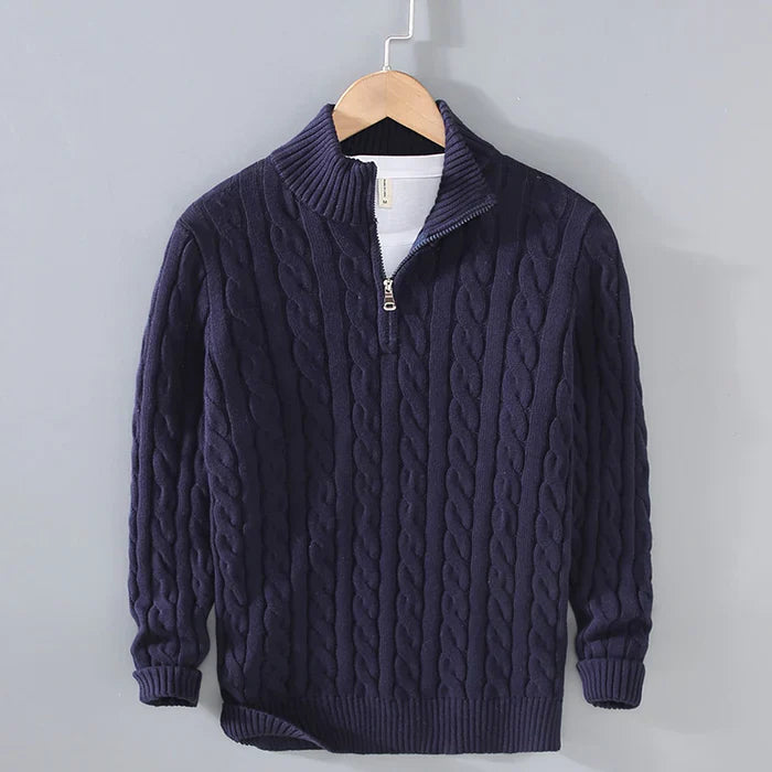 Cozy Chunky Knit Wool Sweater