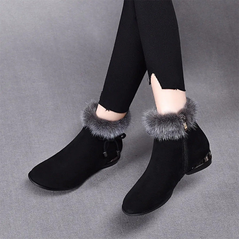 Chic Warm Non-Slip Ankle Boots for Women