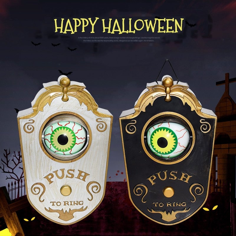Halloween Demon One-Eyed Doorbell Decor