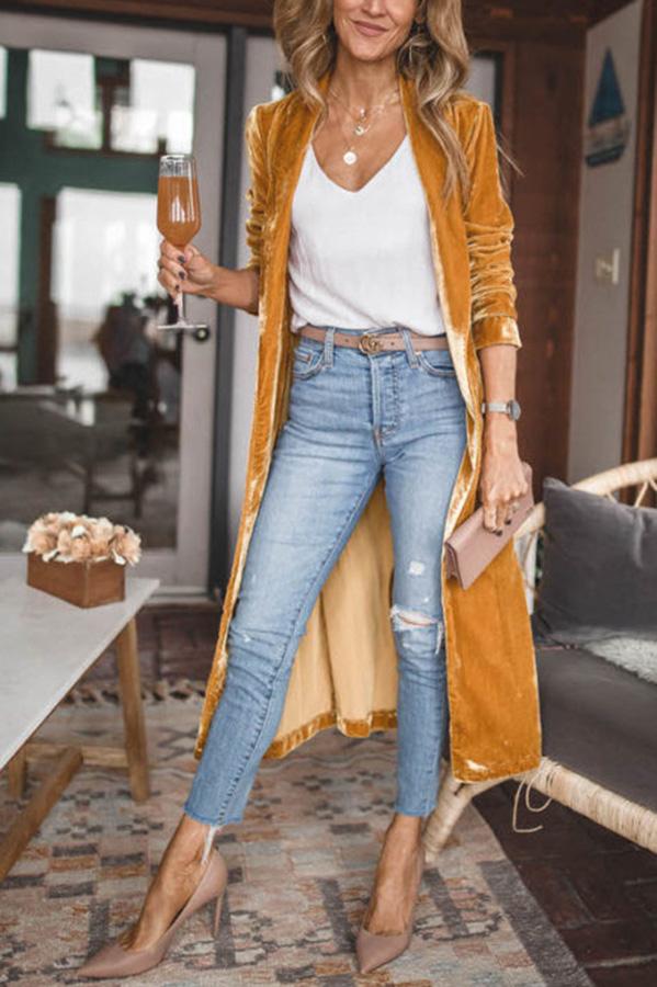 Velvet Kimono Coat for Cozy Stylish Layers