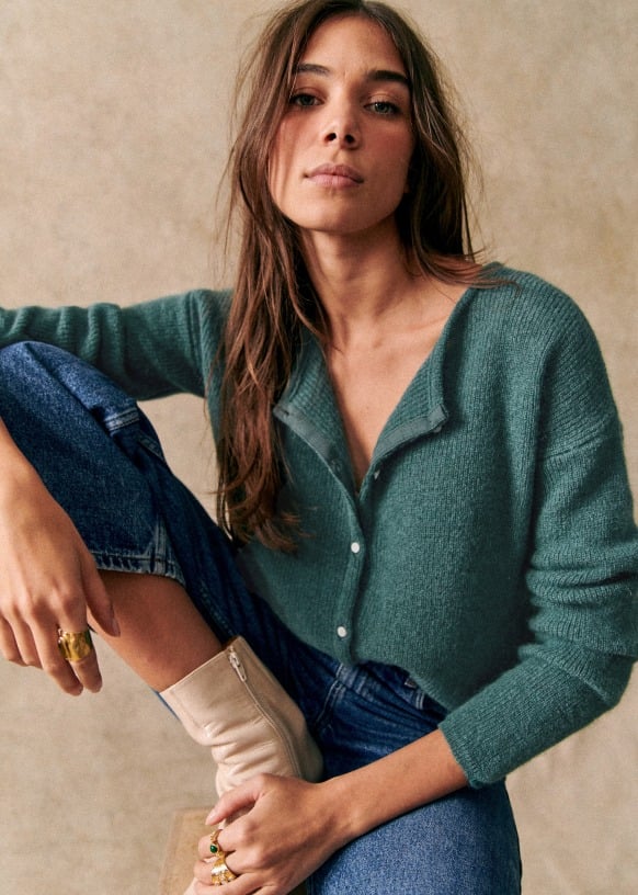 Heritage Cozy Knit Cardigan Sweater