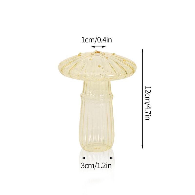 Elegant Crystal Mushroom Glasses Set for Stylish Entertaining