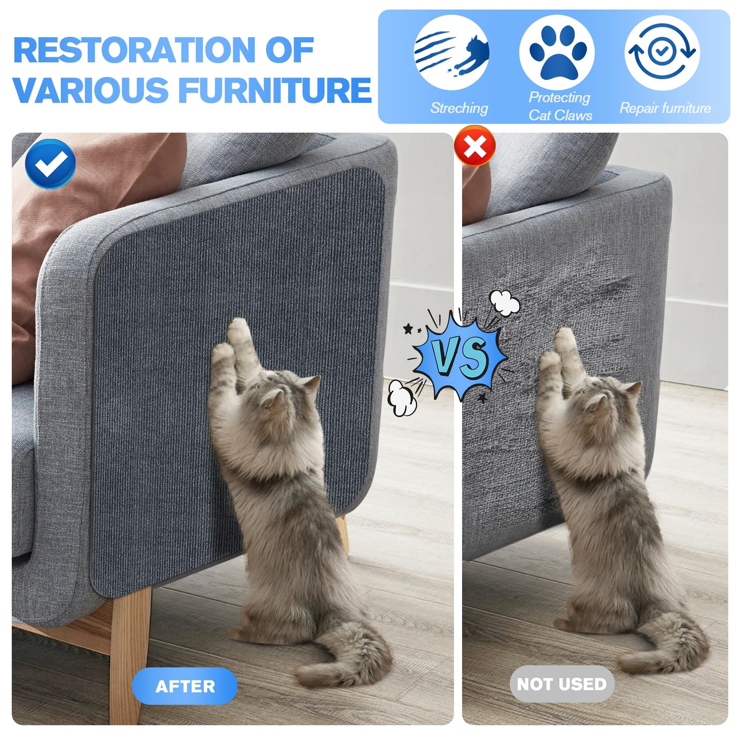 ScratchGuard - Protect Furniture From Cat Scratches Easily