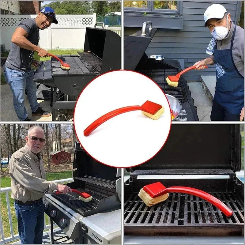 GrillGuard™ - Safe Wire-Free Grill Cleaning Brush