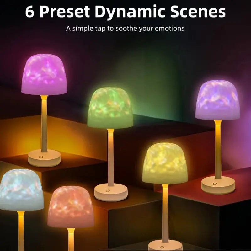 Lumnaira™ - Water Wave Flame Effect Mood Lamp