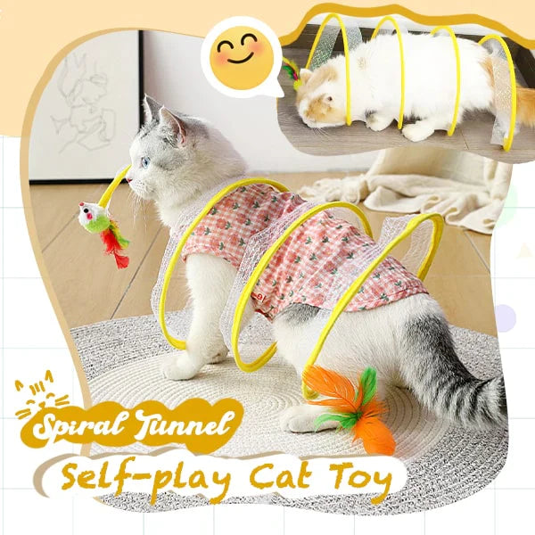 Interactive Cat Tunnel Toy for Playful Hunting and Exercise