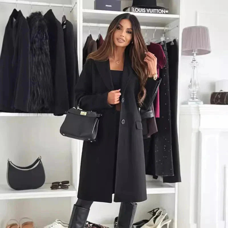 Elegant Women's Long Winter Coat
