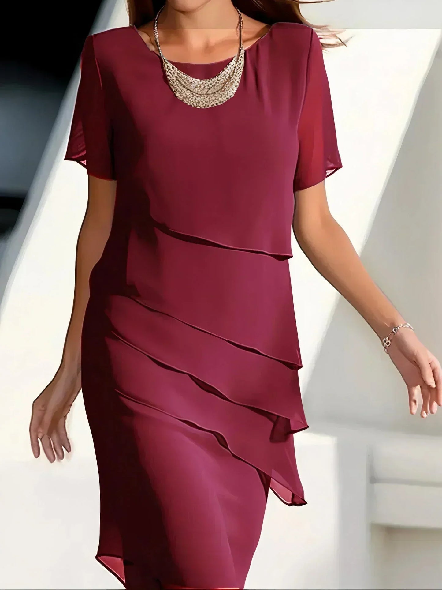 Elegant Midi Dress - Timeless Chic for Every Occasion