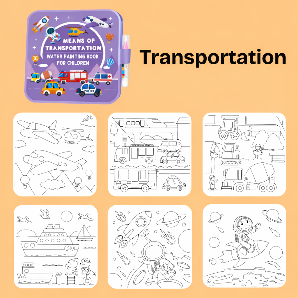 SplashJoy - Mess-Free Coloring Fun that Fades and Repeats