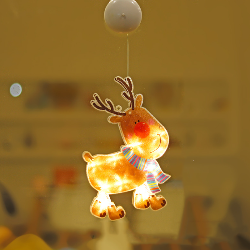 1+1 FREE | Festive Christmas Window Hanging Lights for Holiday Decor