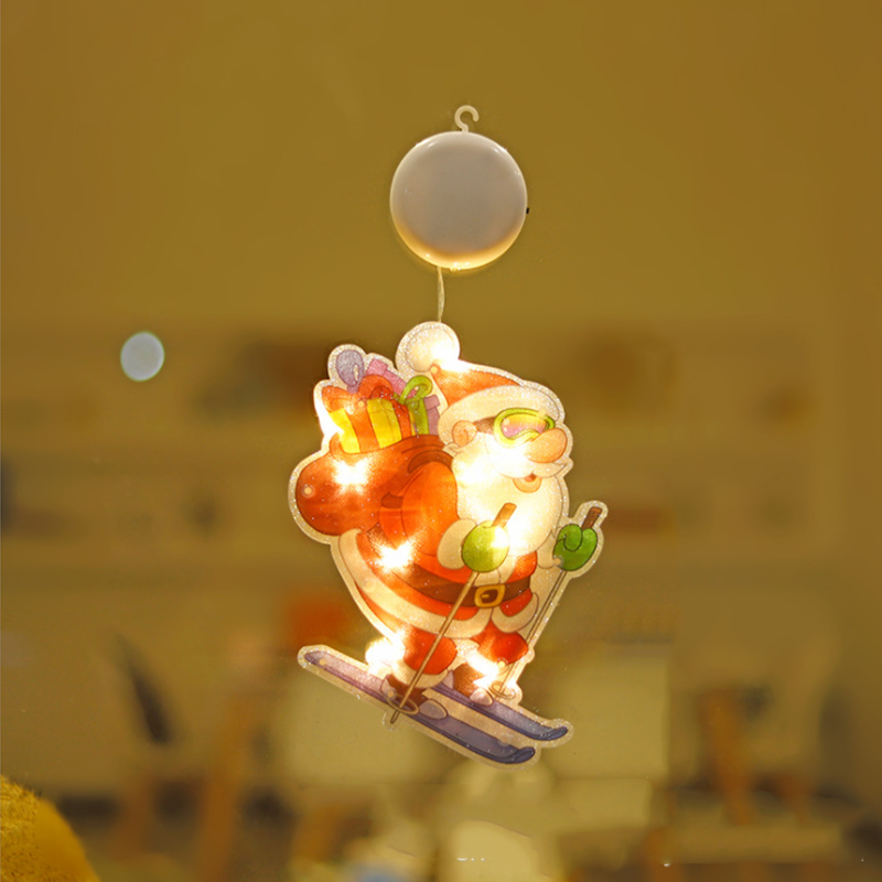 1+1 FREE | Festive Christmas Window Hanging Lights for Holiday Decor